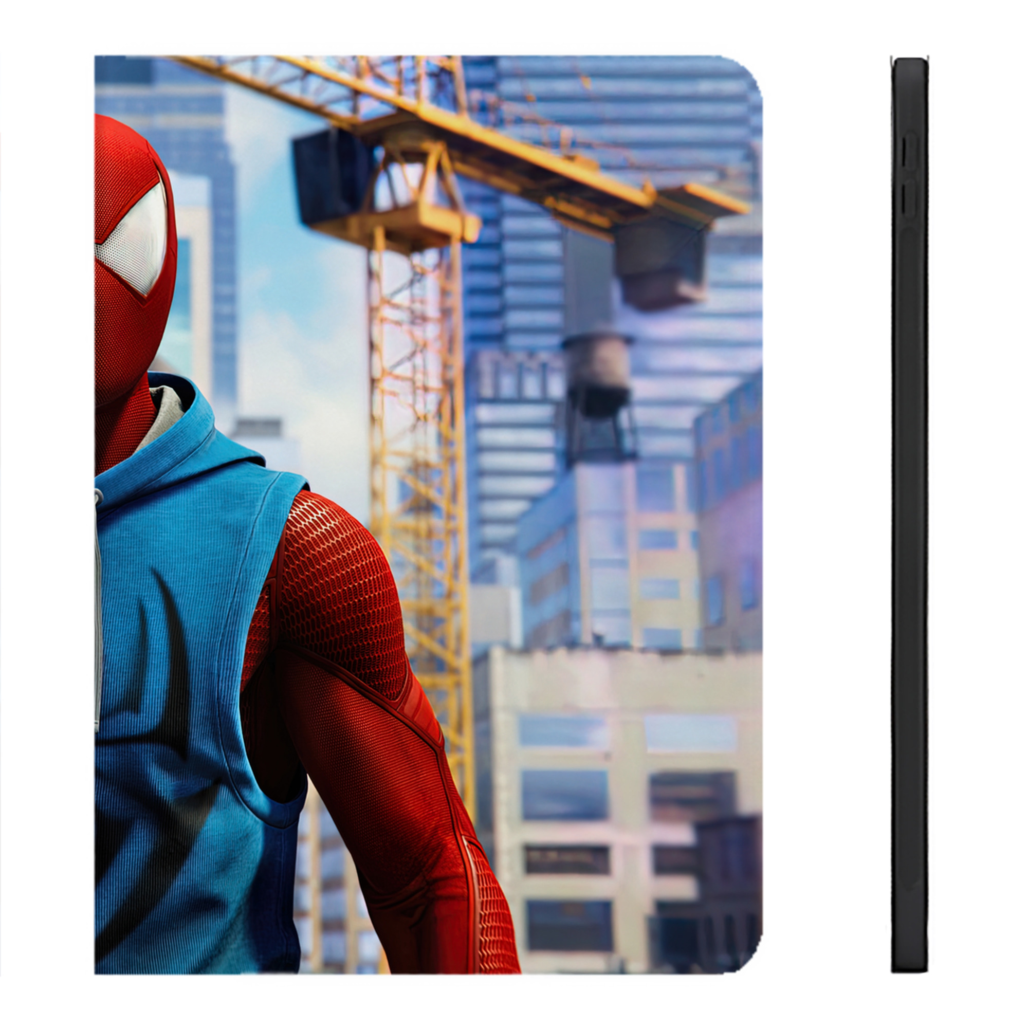 （画像用） Spider Man スパイダーマン IPadケース ペンホルダー付き ブックスタイルデザイン